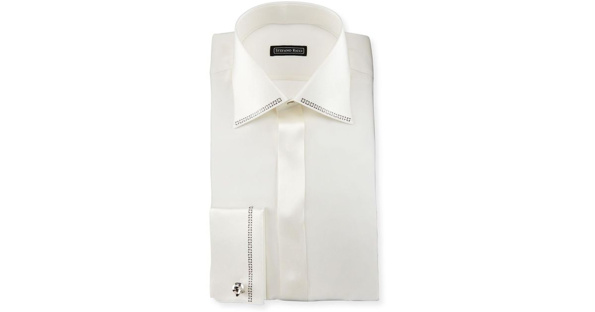 stefano ricci tuxedo shirt