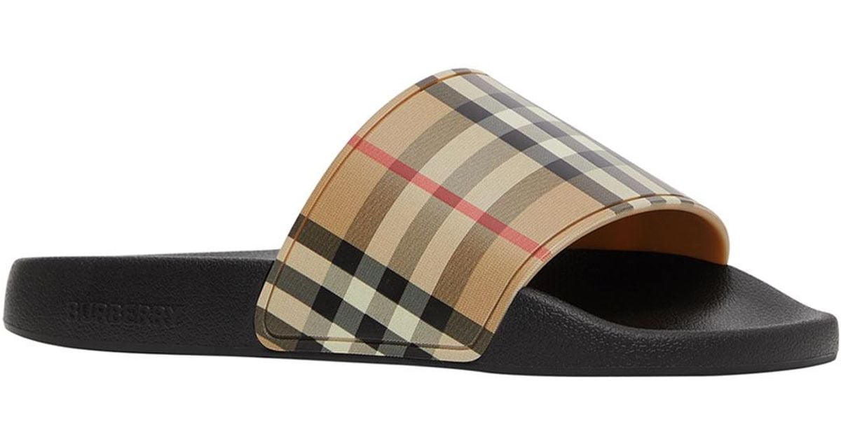 burberry furley slides