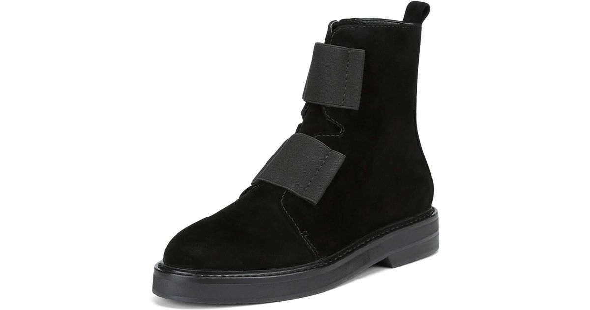 donald pliner black suede boots