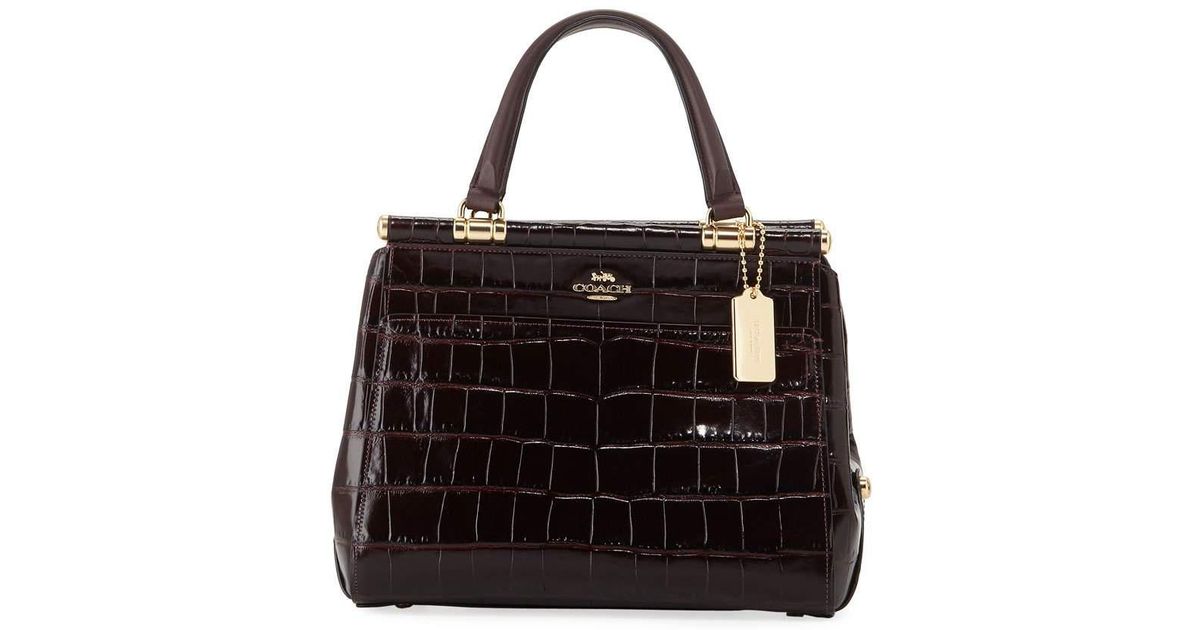 coach crocodile purse