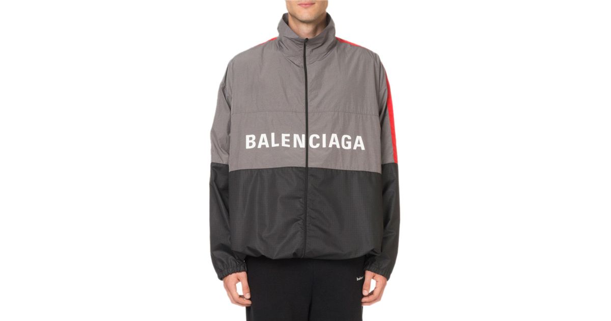 Balenciaga Colorblock Windbreaker Clearance, 54% OFF | vetlabprodaja.com