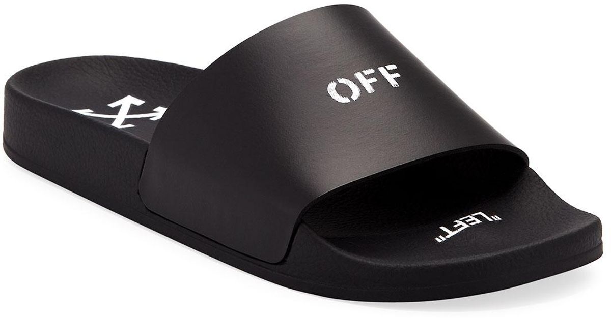 off white stamp logo slides