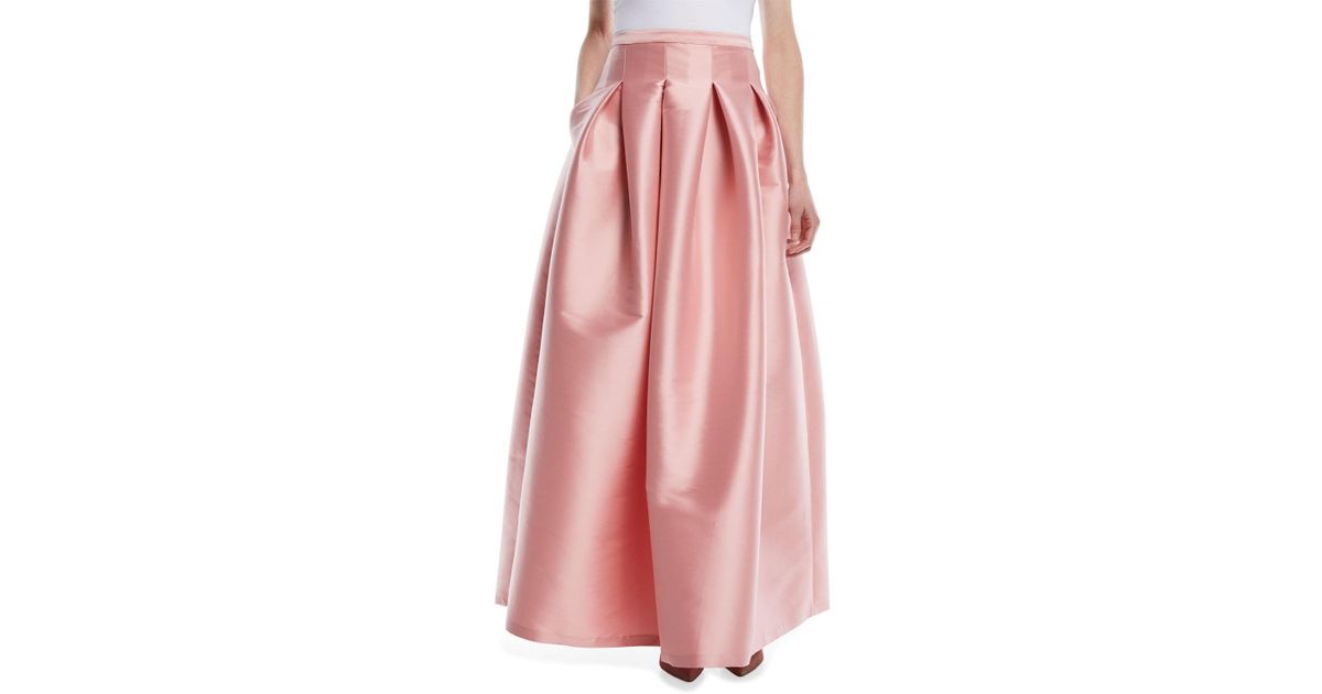 long taffeta ball skirt