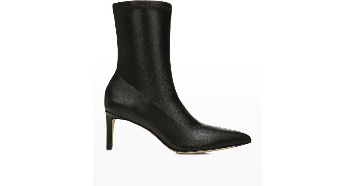 Veronica Beard Lexi Stretch Stiletto Sock Booties in Black Lyst