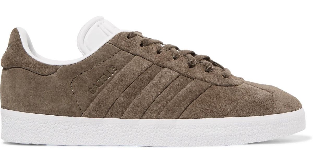 adidas gazelle stitch and turn green