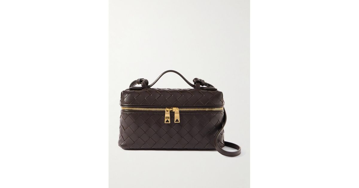 BOTTEGA VENETA 25S BANG BANG 22 IN LEMON YELLOW INTRECCIATO CALFSKIN GOLD HARDWARE