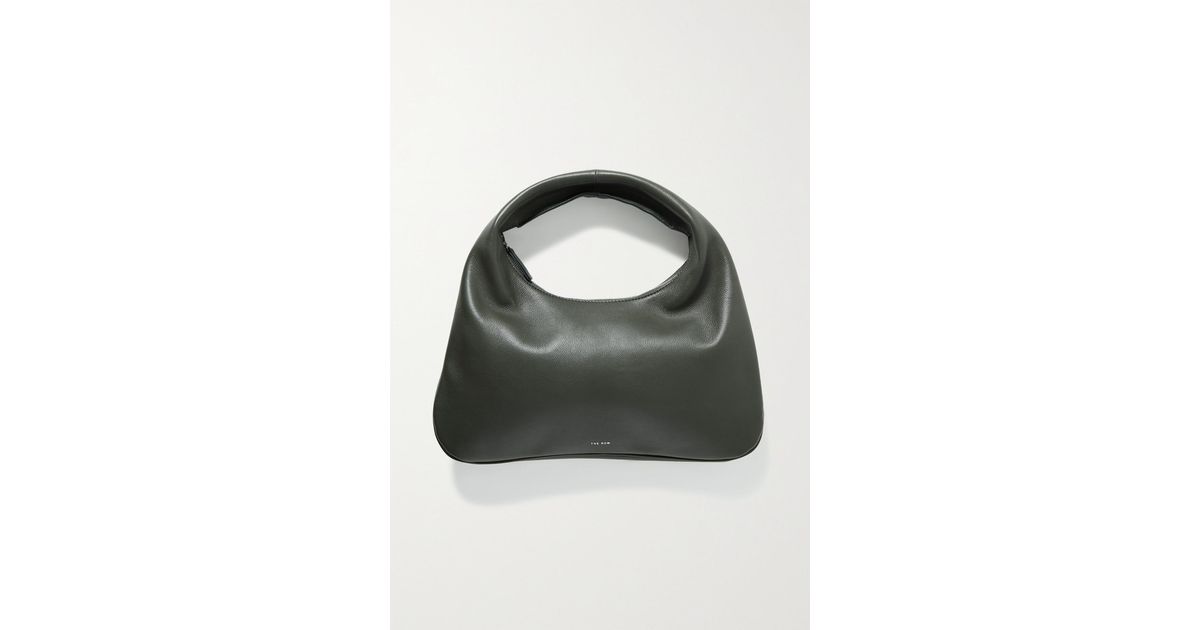 The Row Everyday Leather Shoulder Bag in Green Lyst