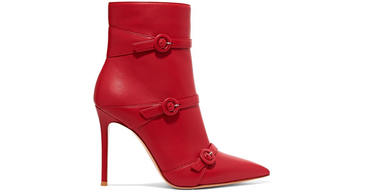 gianvito rossi red boots