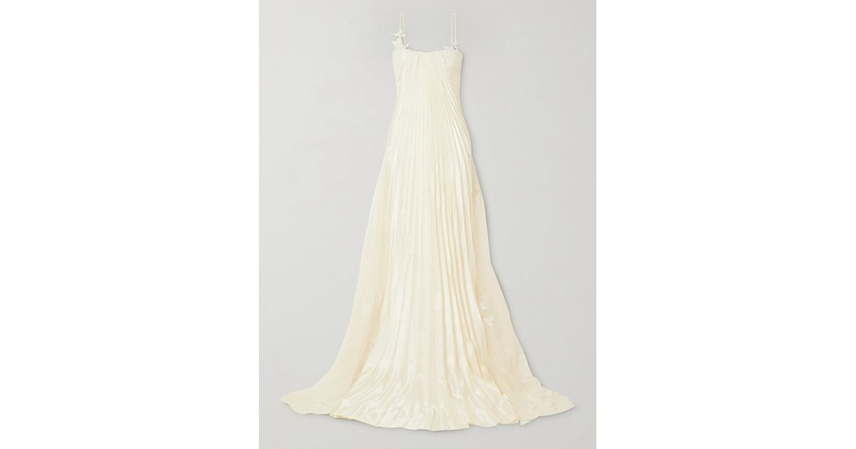 Long Sleeve Satin Danielle Gown