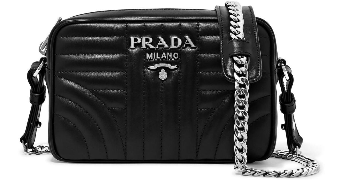 Prada Quilted Leather Camera Bag in Black Lyst Canada