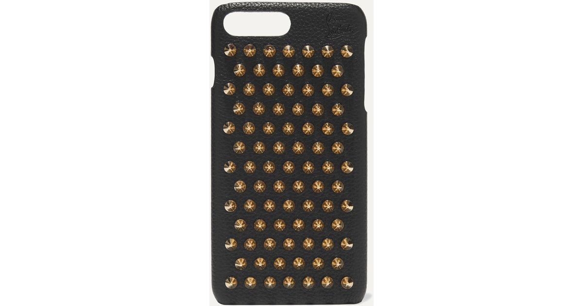 Christian Louboutin Loubiphone Spiked Textured-leather Iphone 7 