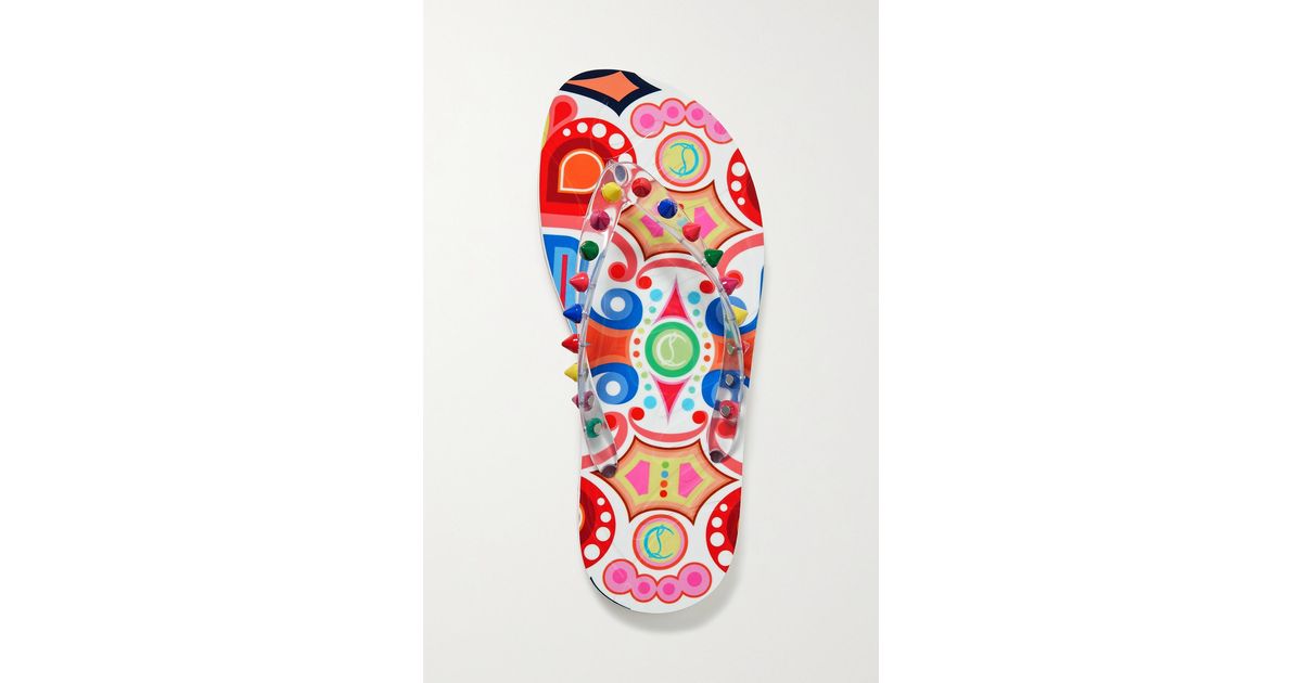louboutin womens flip flops