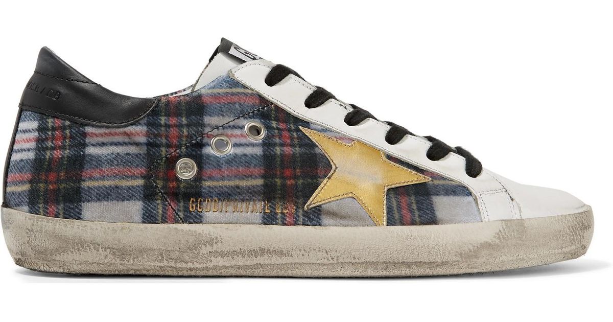 golden goose tweed sneakers