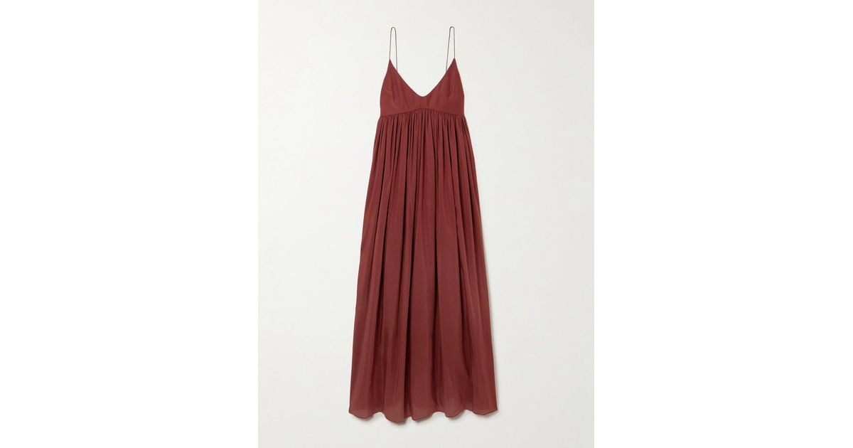 matteau gathered drop waist dress Matteau Gathered Drop Waist Dress Dresses Green main image 0