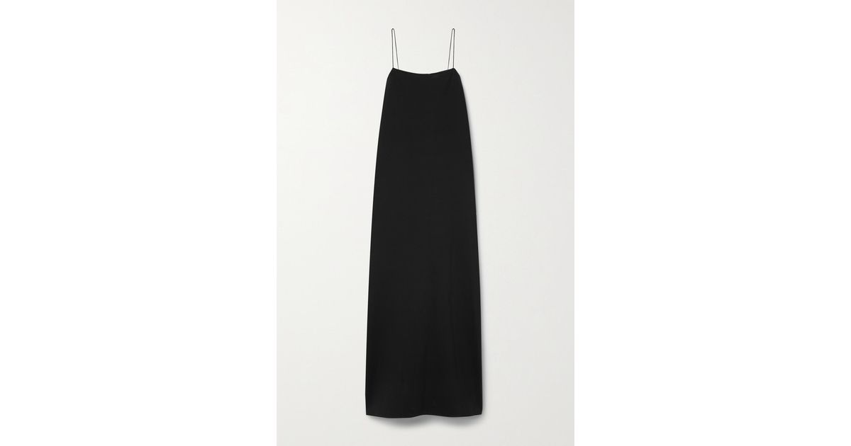 The Row Cenoa Stretch-scuba Maxi Dress in Black | Lyst