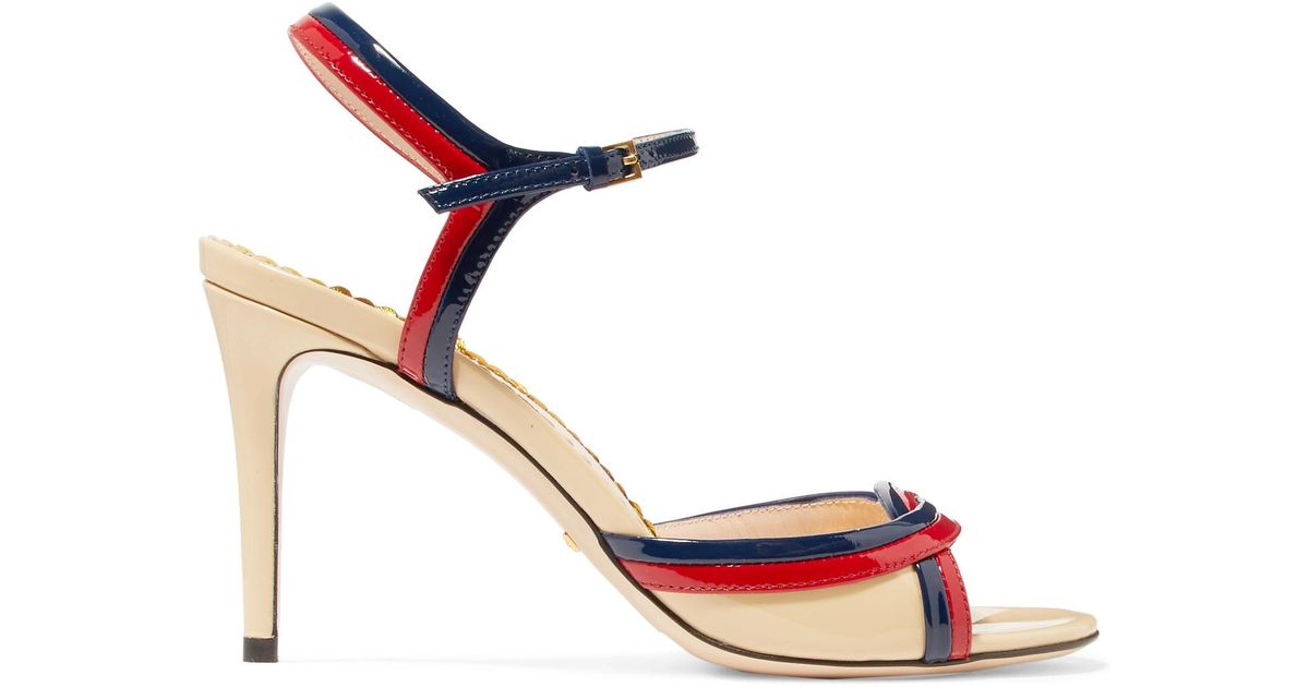 gucci cream sandals