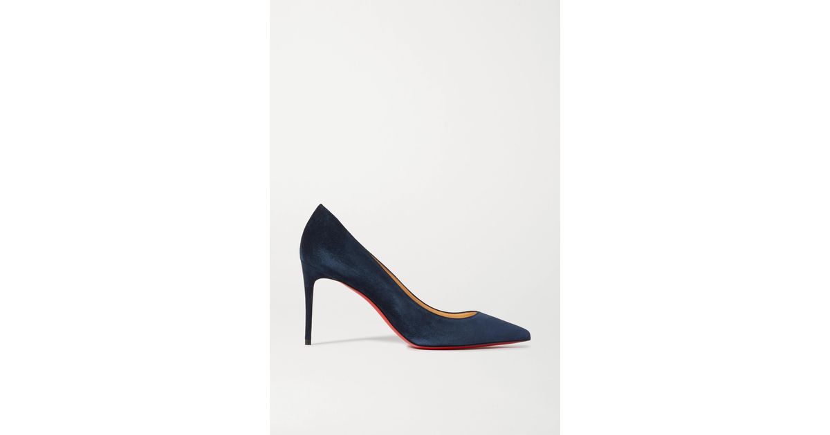 CHRISTIAN LOUBOUTIN Lace Up Kate 85 suede pumps
