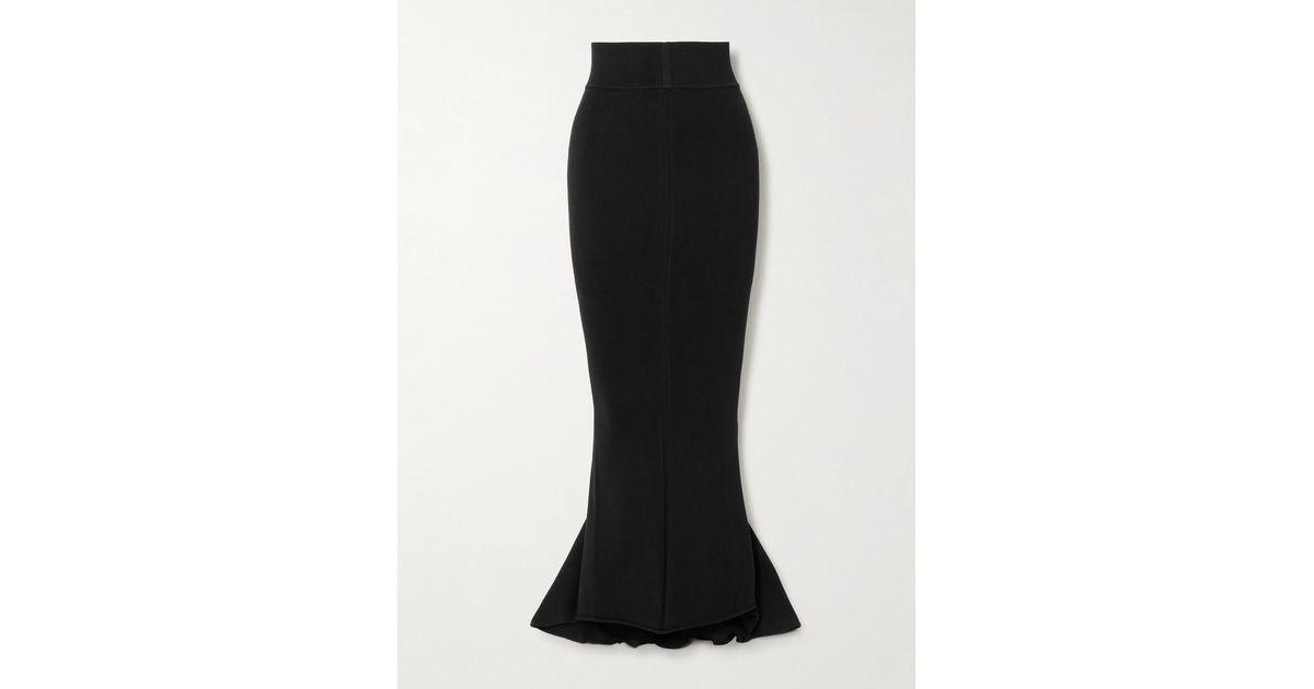 スカート RICK OWENS Dauphine jersey maxi skirt RICK OWENS Dauphine jersey maxi skirt | NET-A-PORTER