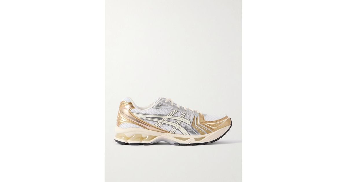 Asics Gel-Kayano 14 Rubber And Metallic Faux Leather-Trimmed Asics Gel-Kayano 14 Rubber And Metallic Faux Leather-Trimmed