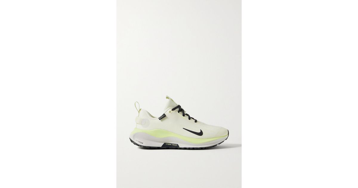 Nike Infinityrn 4 Reactx Rubber-trimmed Gore-tex Sneakers in White | Lyst