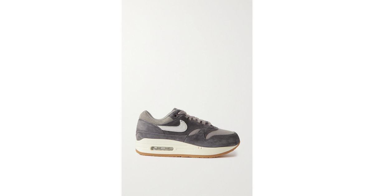 Mens 'air max 1 grey cheap suede