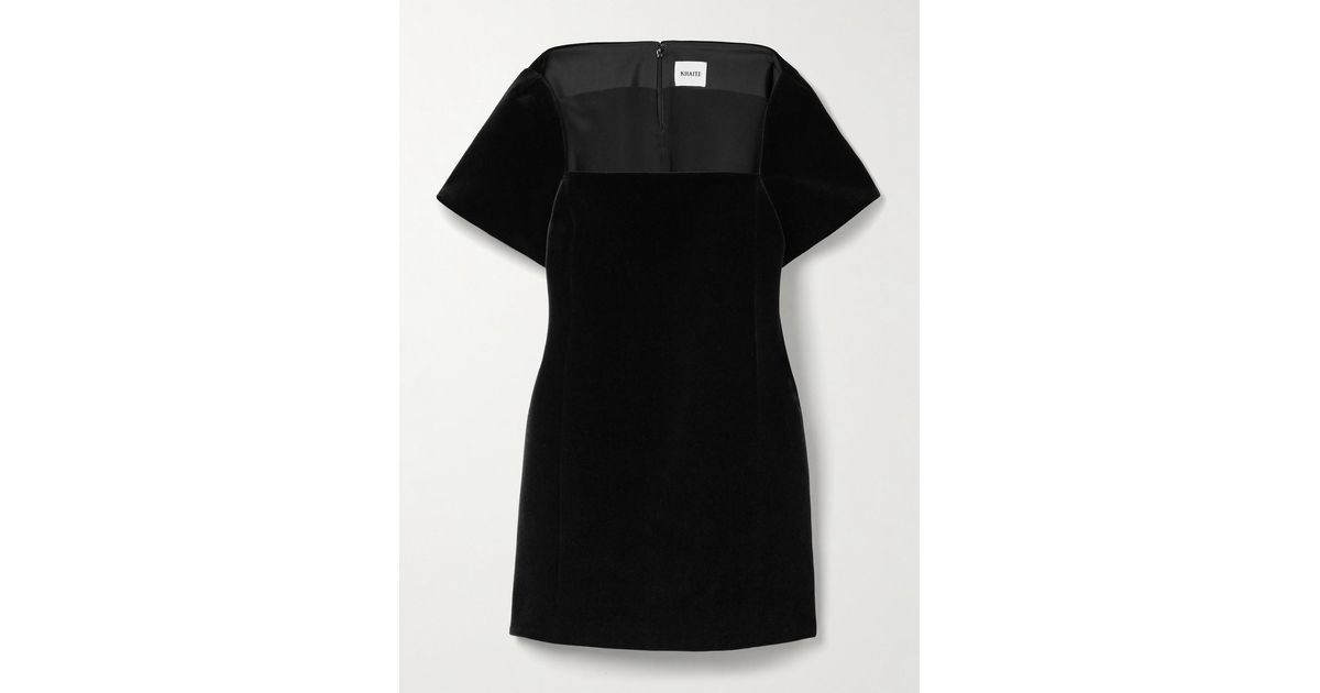 khaite benji mini dress KHAITE Benji Mini Dress | Black