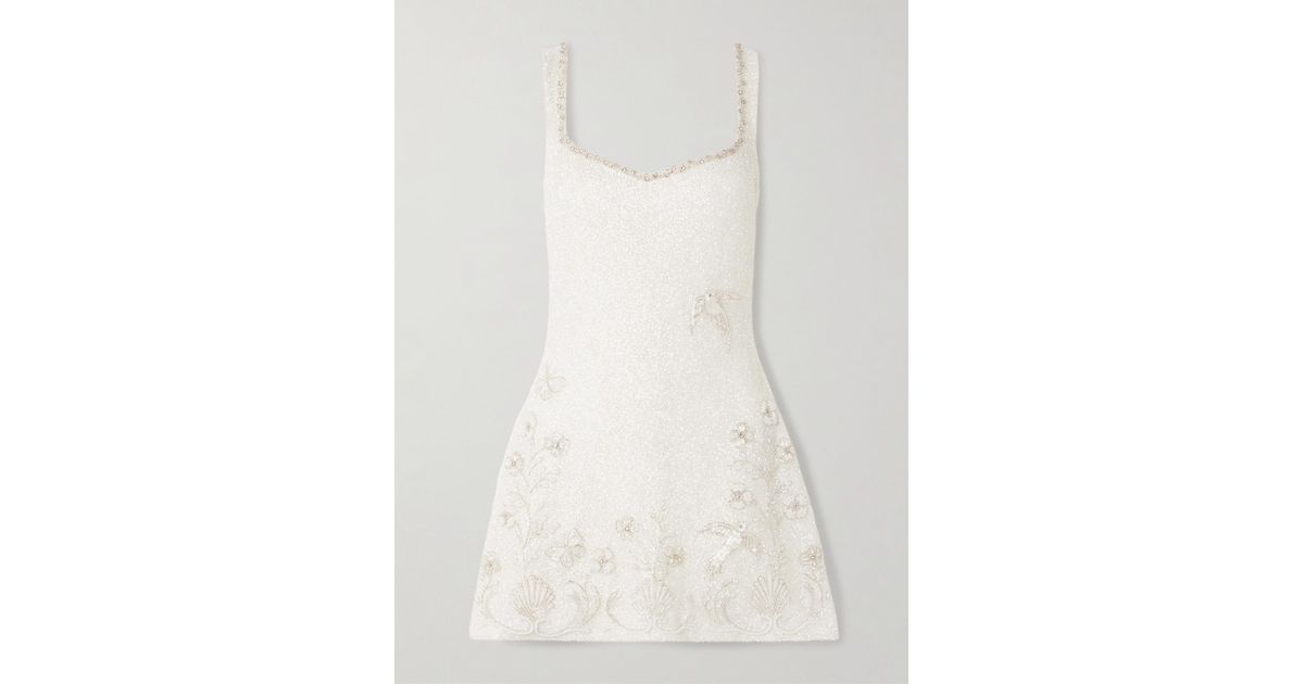 ribbon mini dress White Satin Mini Dress
