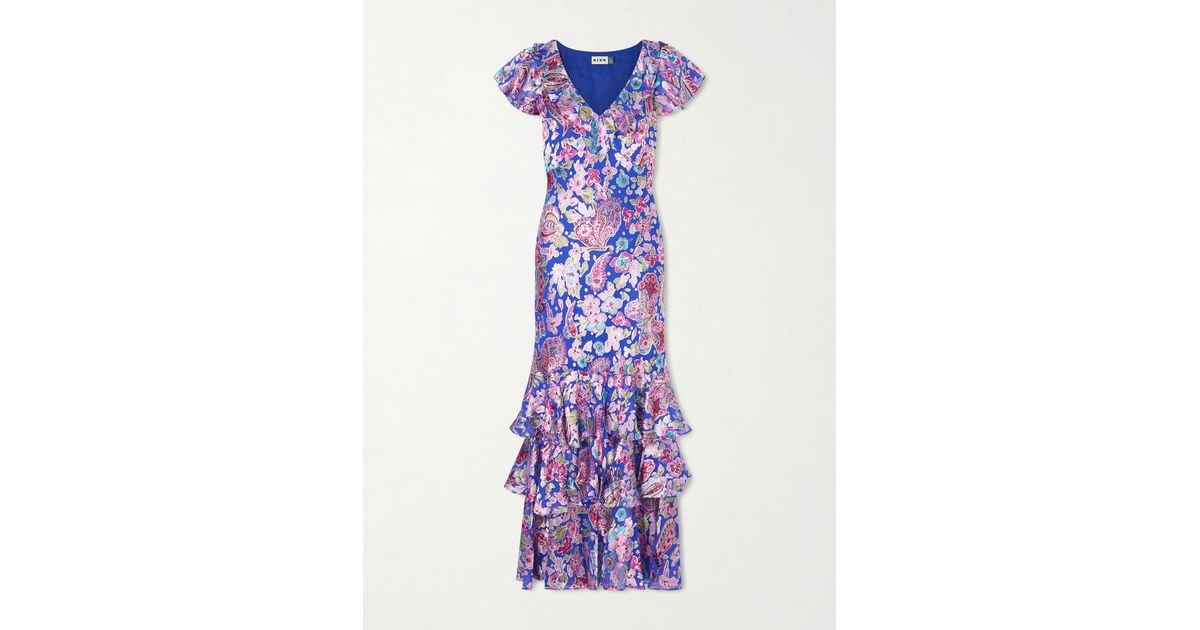 rixo amelle silk maxi dress RIXO Amelle Silk Gown