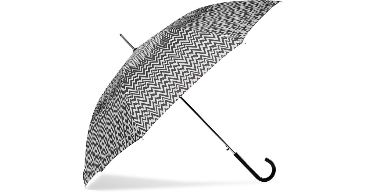 Missoni Printed Shell Umbrella In Black Lyst