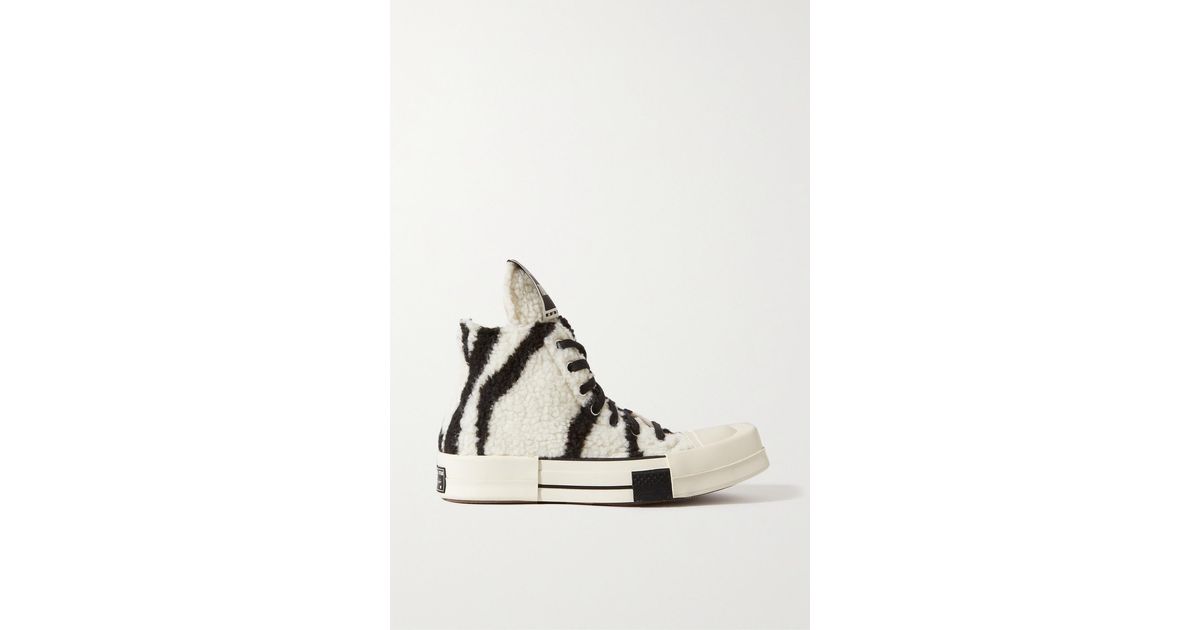 Zebra high on sale top converse