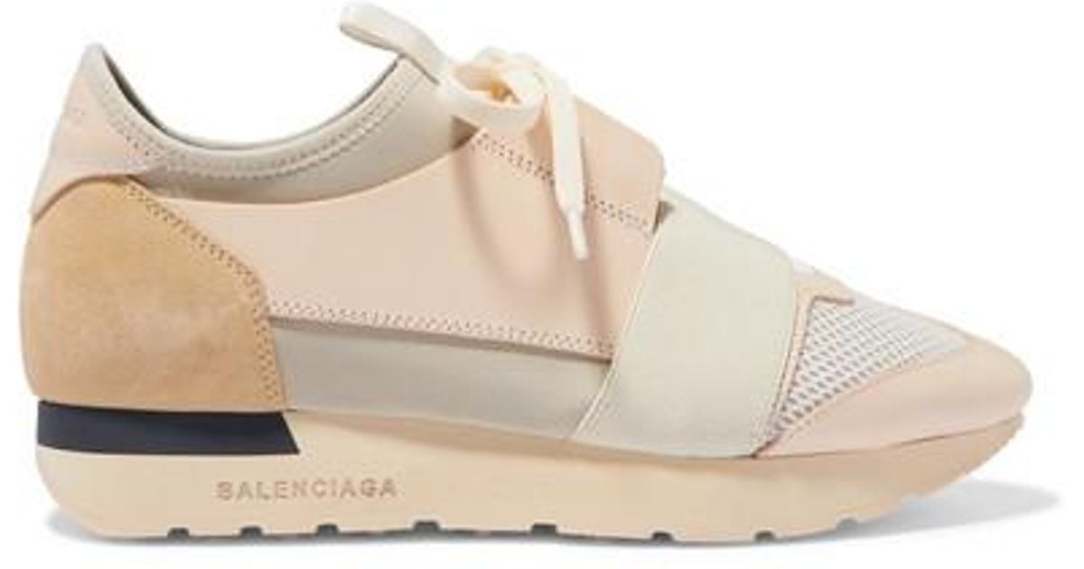 balenciaga race runners beige