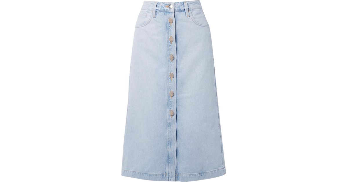 goldsign denim skirt
