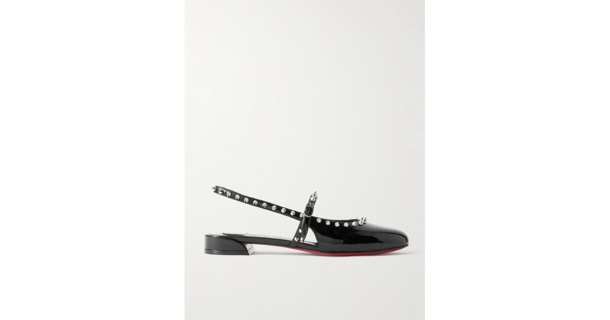 Christian Louboutin Sweet Janispikes Studded Patent-Leather