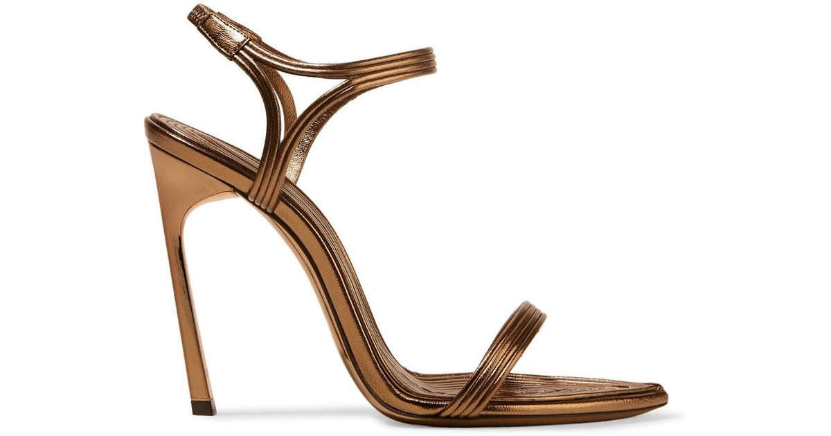 Saint Laurent Talitha Metallic Leather 