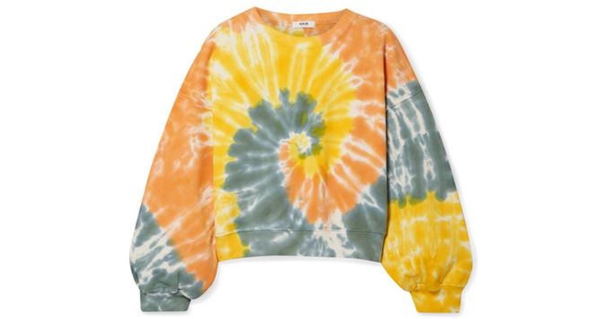 agolde tie dye sweatshirt