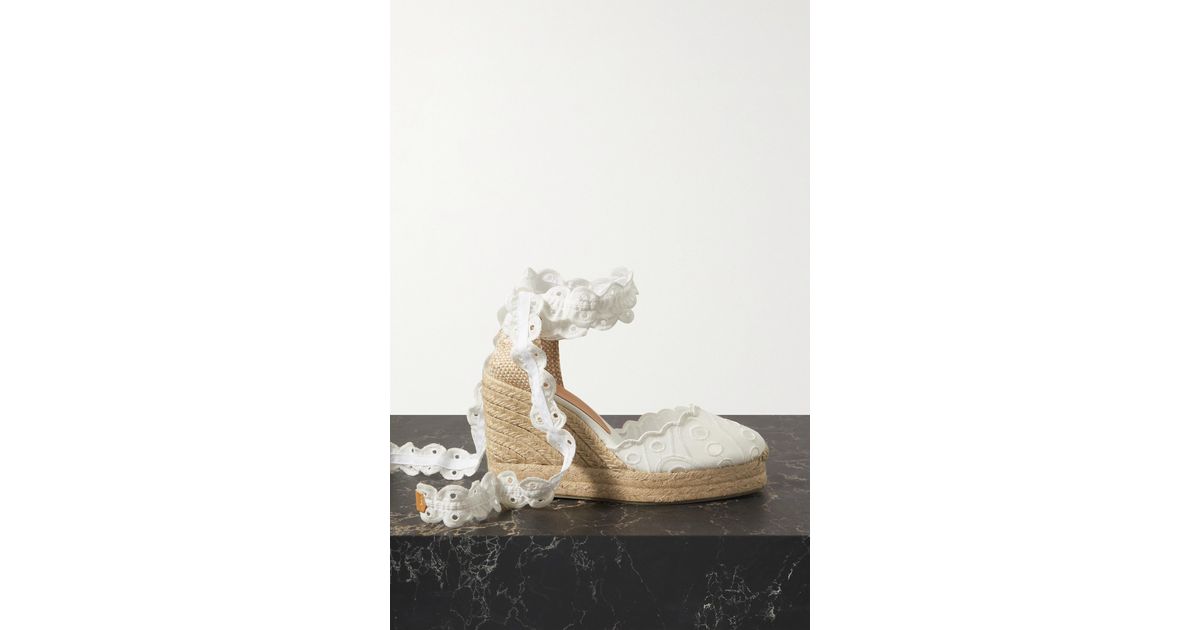 Castaner white shop espadrilles