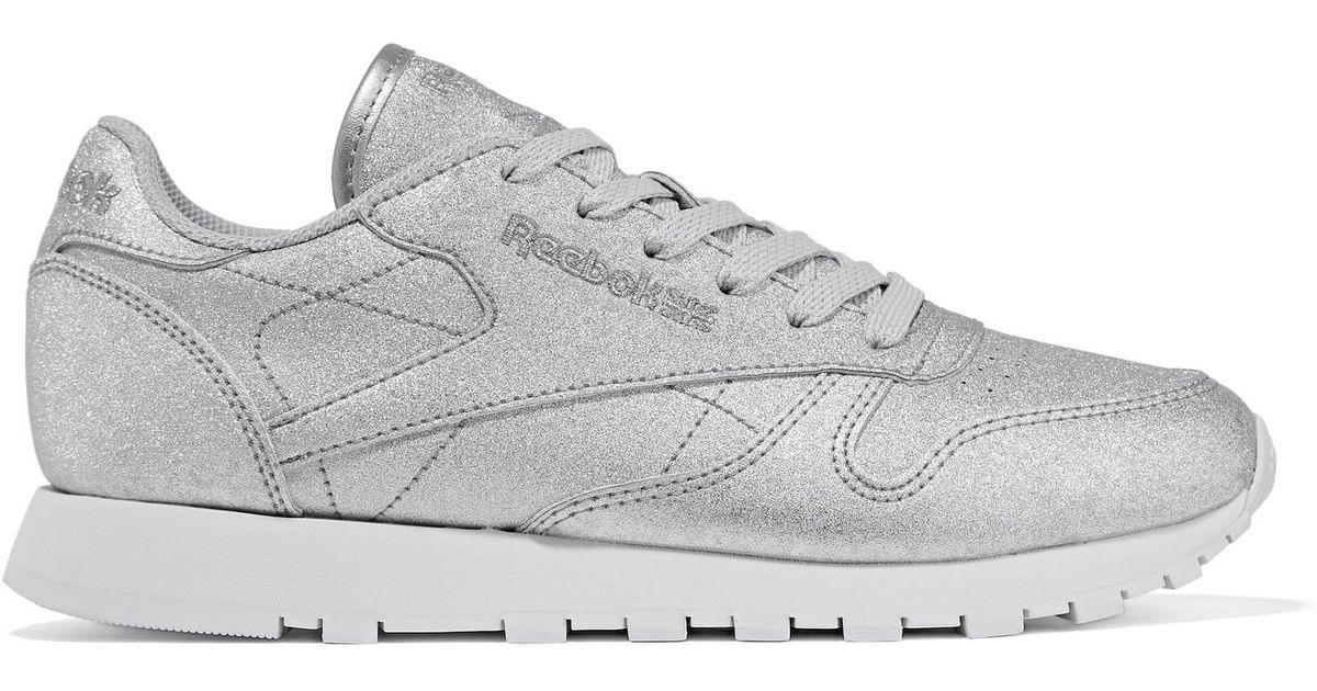 metallic high top reebok