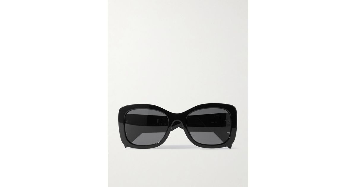 Prada Pr16ys Oversized Sunglasses - Brown | littlewoods.com