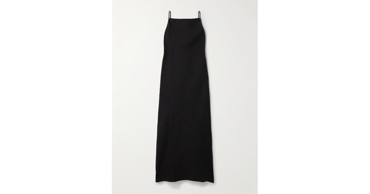 black off shoulder dress mini Modal Off-Shoulder Mini Dress in Black main image 1