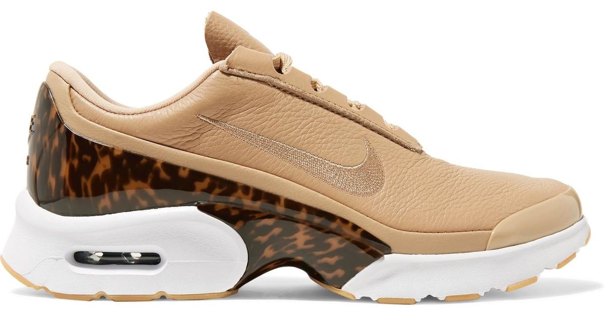 Nike Air Max Jewell Lx Leather And Tortoiseshell Plastic Sneakers in Beige  (Natural) - Lyst