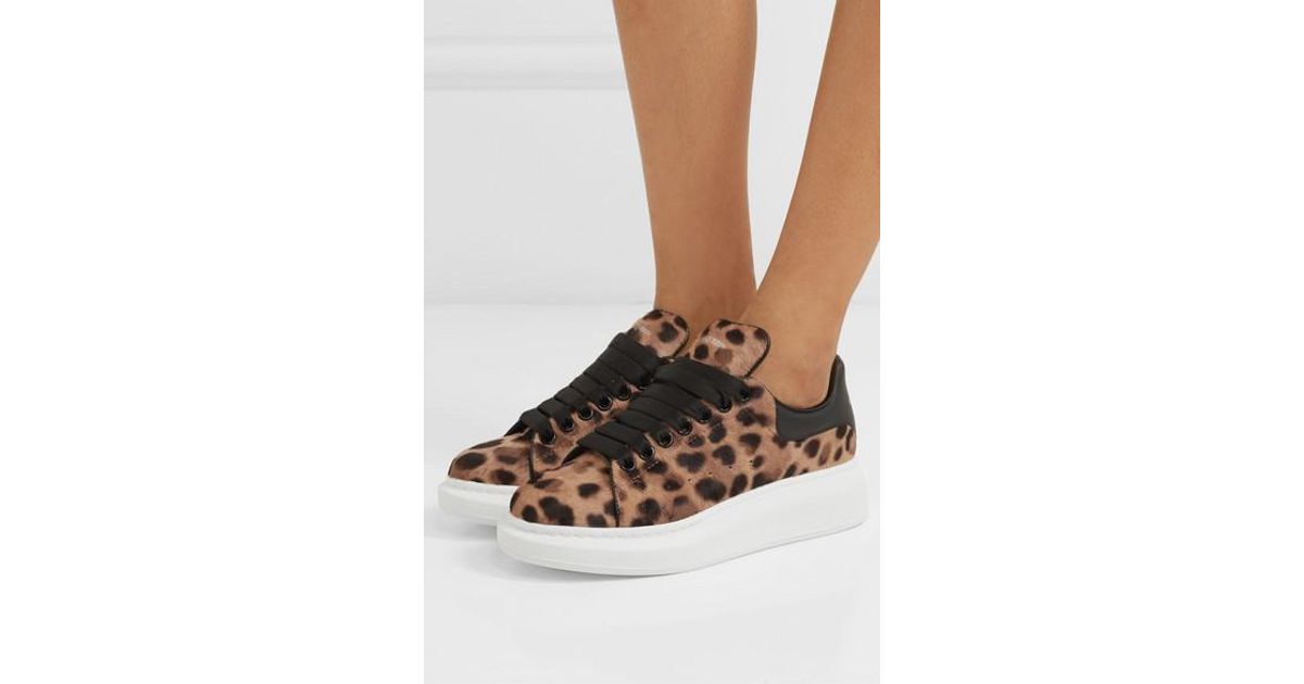 alexander mcqueen trainers leopard