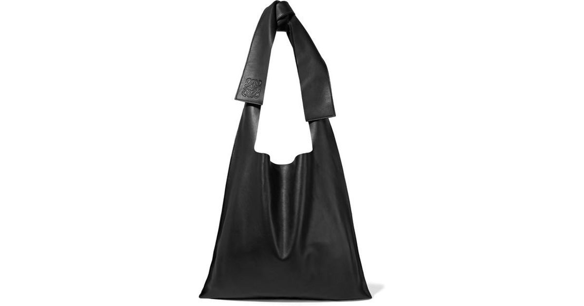 oversized black handbag