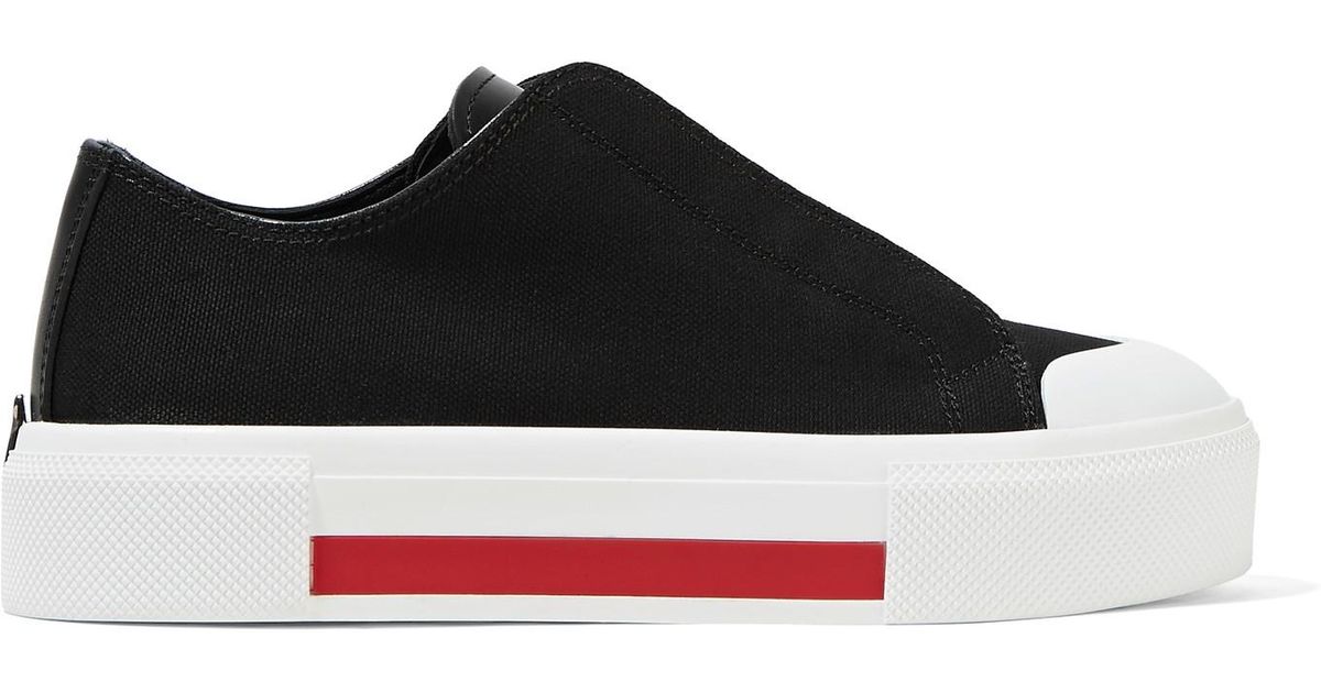 alexander mcqueen canvas sneakers