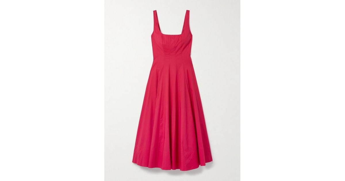 strapless open back dress Wells Mini Sleeveless Dress in China Blue Toile main image 1