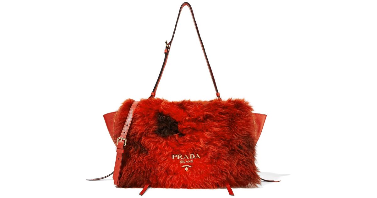 fur prada bag