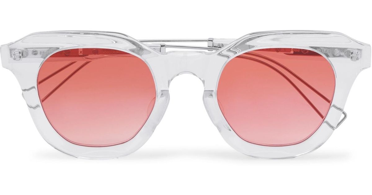 Rejina Pyo + Projekt Produkt Cat-eye Acetate Sunglasses in White - Lyst