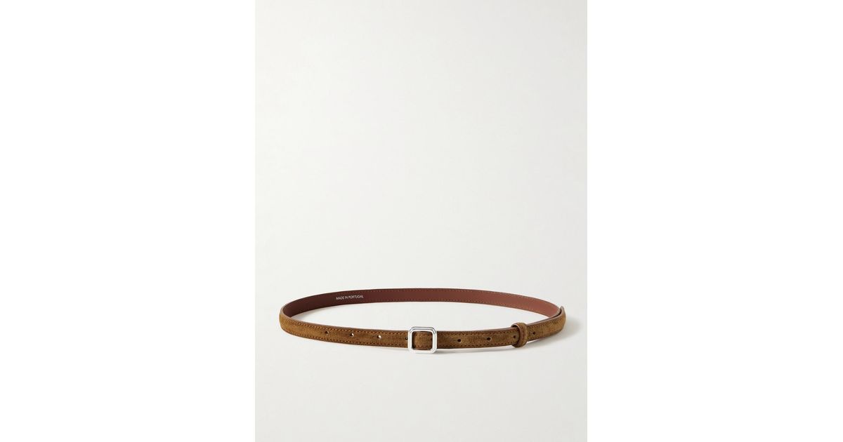 Lié Studio Slim Belt Brown/ Gold NWT LIÉ STUDIO | Bessette main image 3