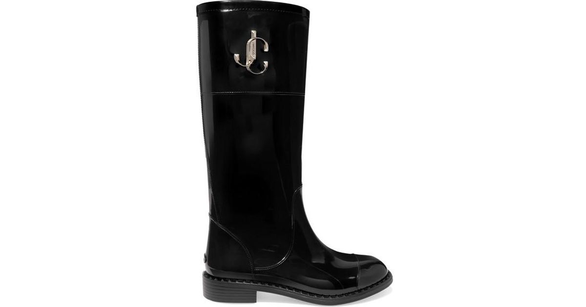 jimmy choo edith rain boots