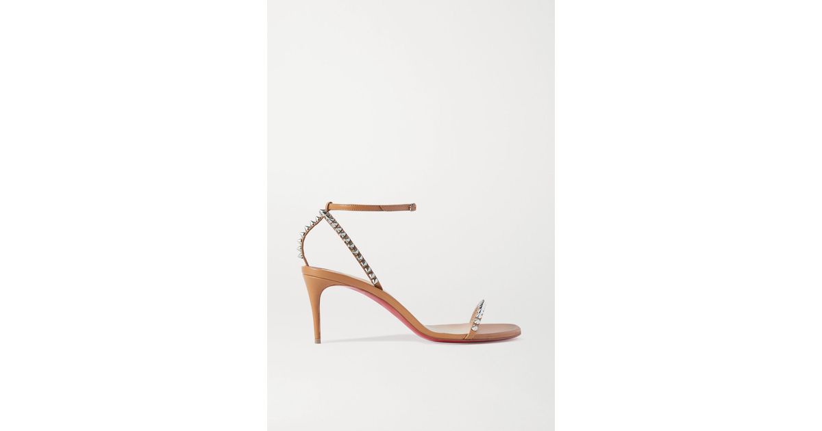 christian louboutin so me 70 studded leather sandals