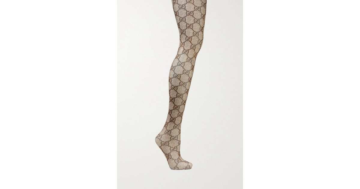 Gucci Jacquard-knit Tights | Lyst